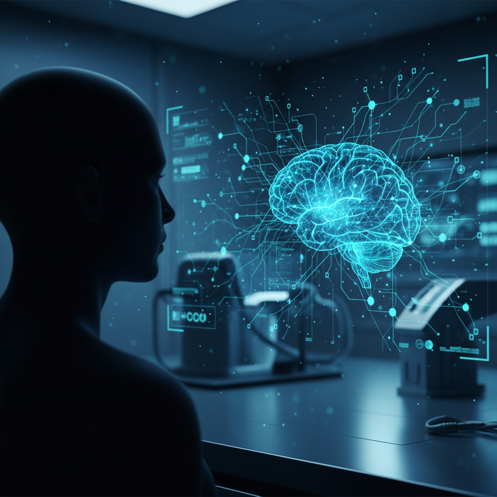 Un primer plano de un ojo humano con pestañas largas y oscuras, iris marrón detallado y un reflejo de luz en la pupila.