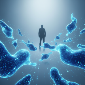 Sala de reuniones profesional con mesa grande, sillas cómodas y pantalla para presentaciones.