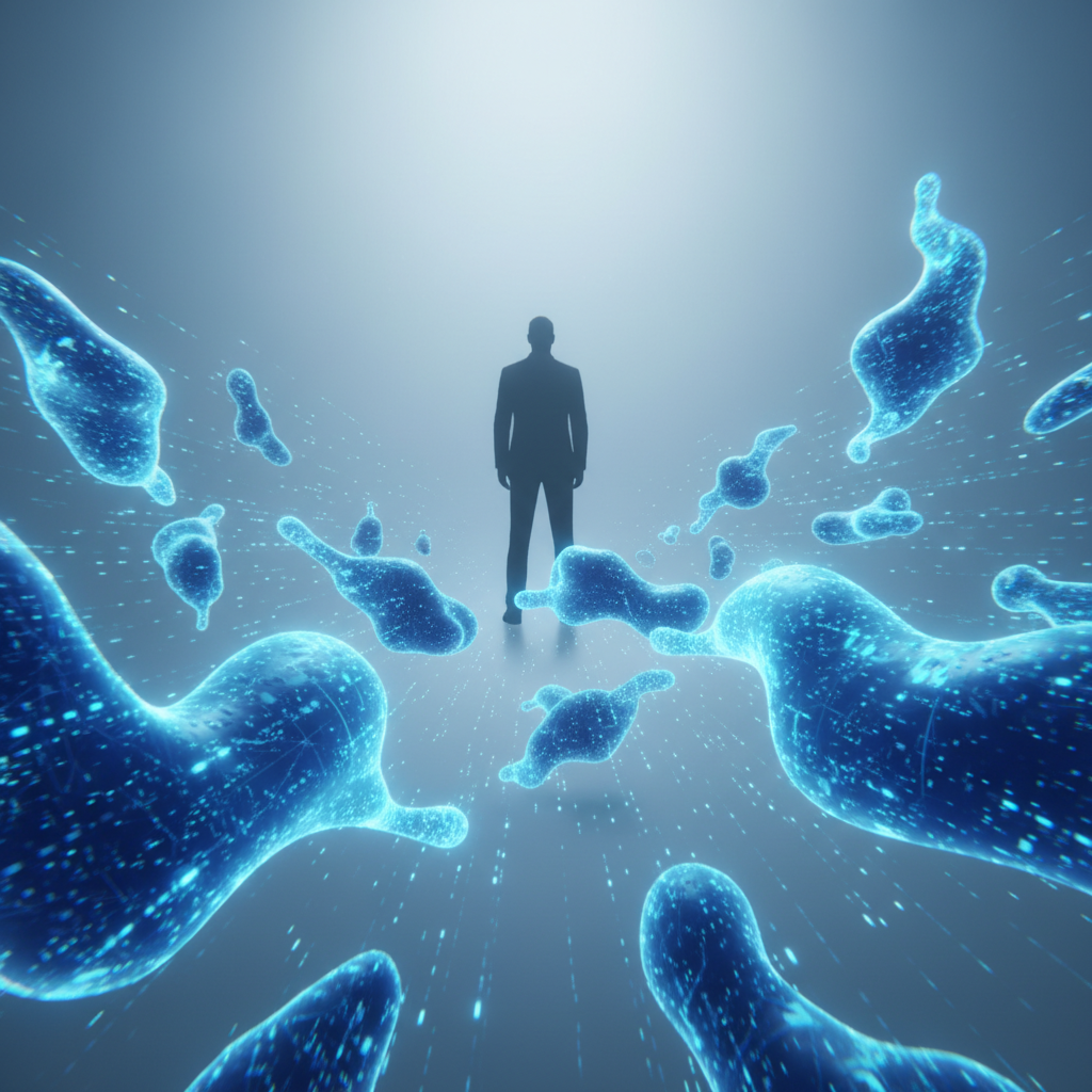 Sala de reuniones profesional con mesa grande, sillas cómodas y pantalla para presentaciones.