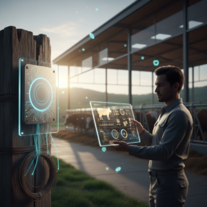 Vista aérea de una ciudad con rascacielos y edificios modernos bajo un cielo azul claro.