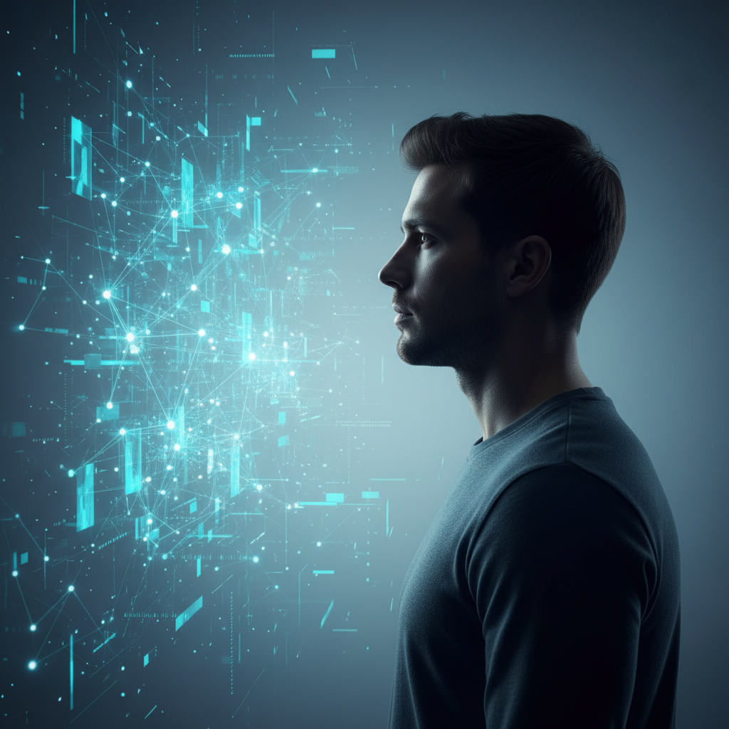 Persona utilizando un smartphone en horizontal para ver propiedades inmobiliarias, mostrando una casa con césped verde en la pantalla.