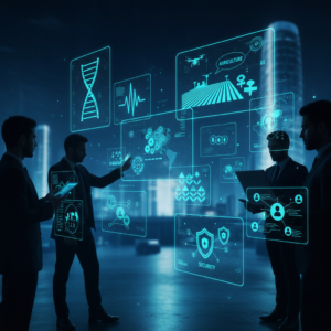 Una mujer joven con gafas y cabello castaño sonriendo y mirando directamente a la cámara.
