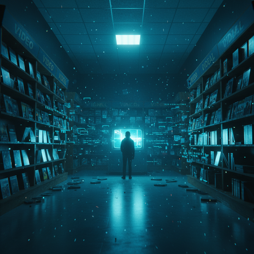 Teclado mecánico con retroiluminación RGB multicolor y teclas oscuras sobre una superficie negra.