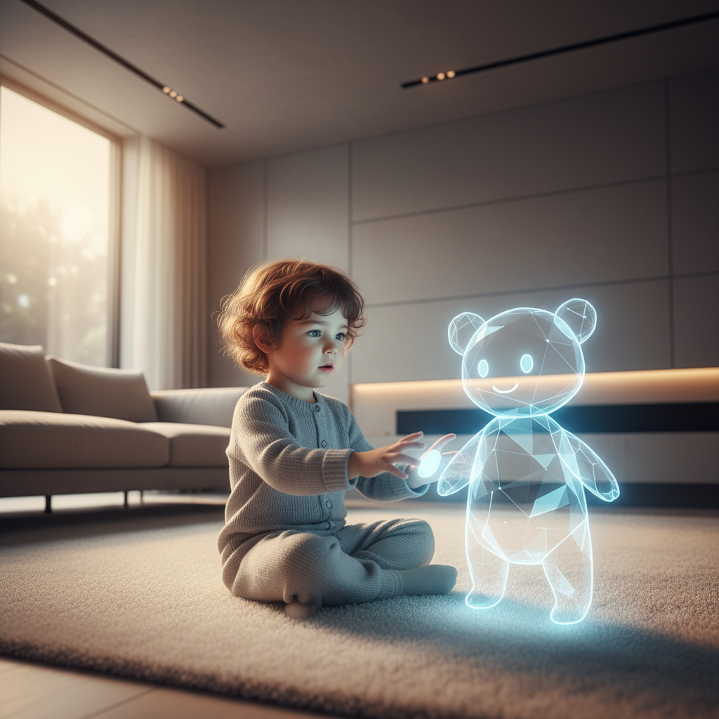Un hombre con gafas y barba sonríe mientras usa un ordenador portátil en un entorno de oficina o estudio, con una estantería al fondo.