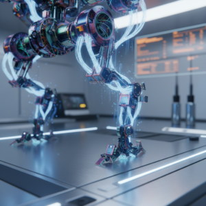 Hombre profesional de traje oscuro y corbata azul, con brazos cruzados, mirando al frente sobre un fondo gris claro.