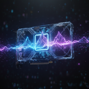 Persona jugando un videojuego de colores brillantes y pixelado en un smartphone, sujetándolo horizontalmente con los pulgares sobre la pantalla.