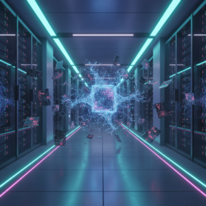 Vista aérea de una playa de arena clara con aguas turquesas y barcos fondeados, rodeada de vegetación.