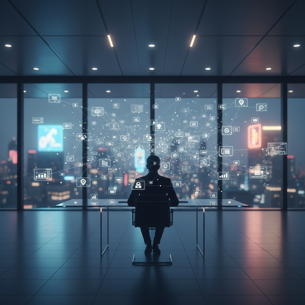 Manos sosteniendo un smartphone con la pantalla en blanco.