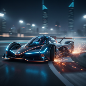 Una mano sostiene un smartphone blanco que muestra una conversación de chat en la pantalla con mensajes como 'Gracias por el recordatorio' y 'De nada'.