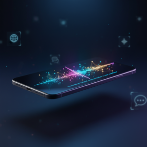 Vista aérea de la bandera de España con el escudo constitucional centrado, ondeando ligeramente.