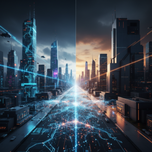 Retrato de un hombre sonriente con traje y corbata, mirando directamente a cámara.