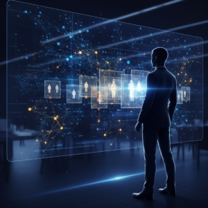 Vista aérea de una rotonda con vehículos circulando y una estructura de cruce elevado, en un entorno urbano con edificios y áreas verdes.