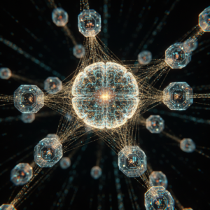 Primer plano de un ojo humano abierto con una lente de contacto siendo sostenida por dos dedos, lista para su inserción.