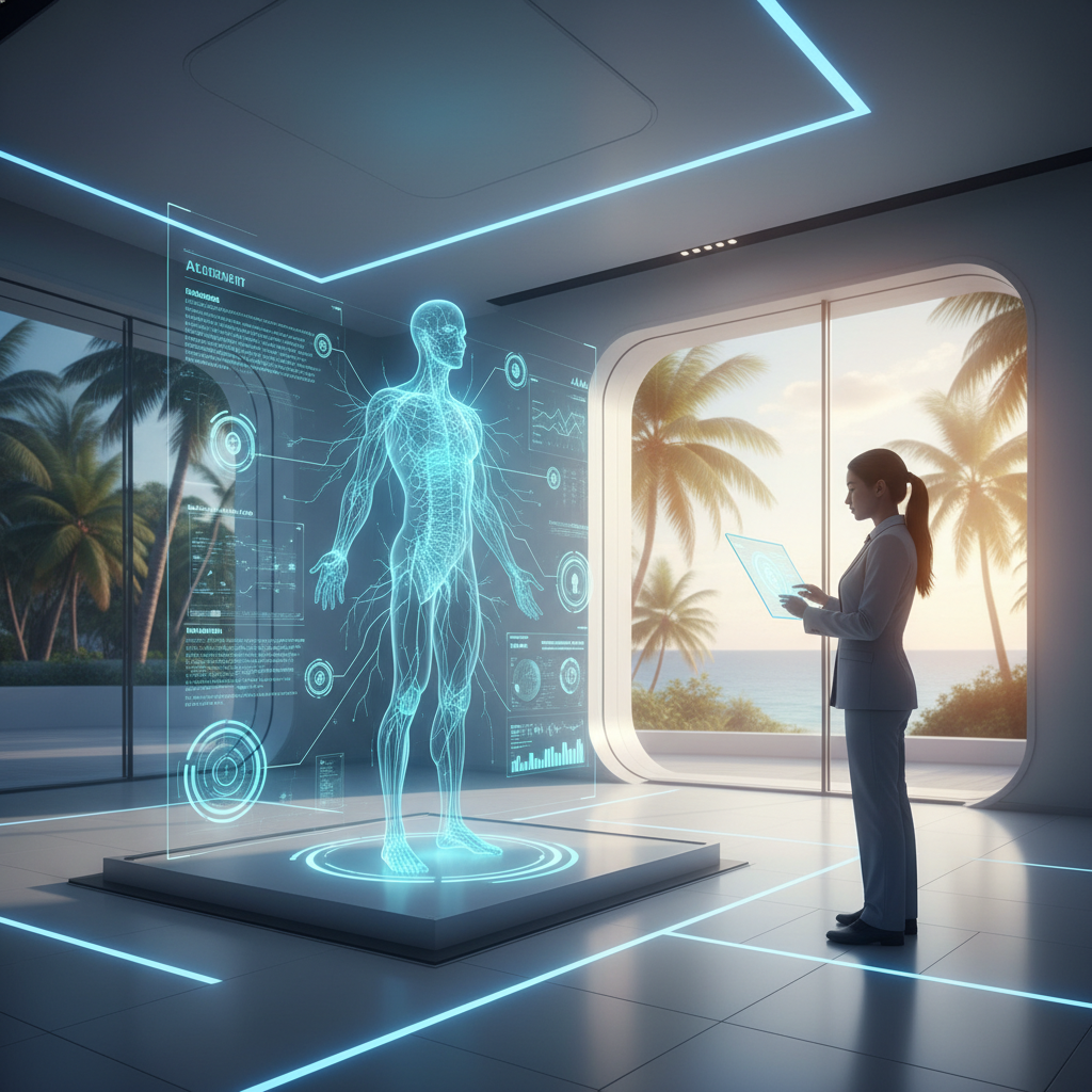 Taza de café con un corazón dibujado en la espuma, sobre una mesa de madera junto a una pequeña planta verde.