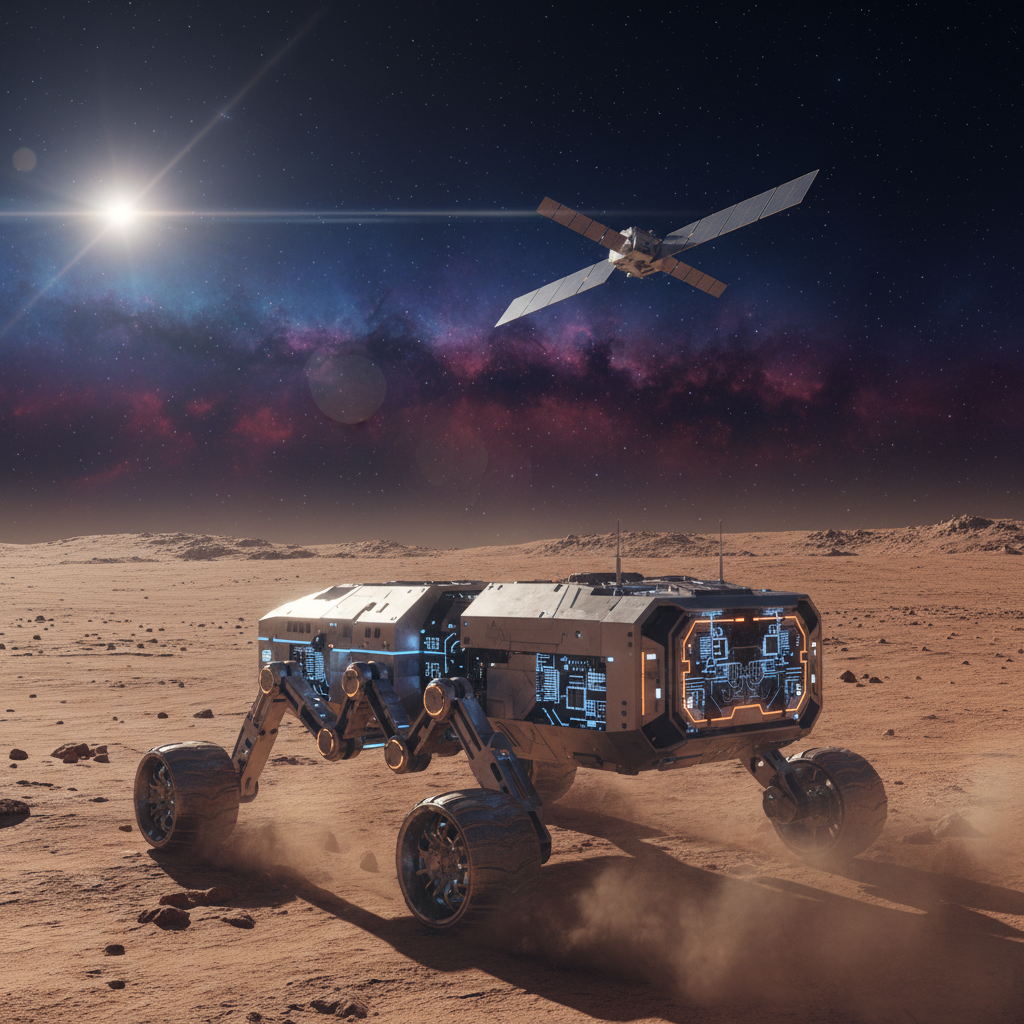 Un escritorio de juego moderno con un monitor curvo, teclado mecánico RGB, ratón gaming y auriculares sobre un soporte.